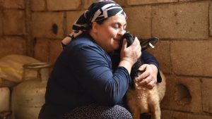 4 çocuk annesi ev hanımı Bozdağ, kurduğu modern tesisle hayvancılık yapıyor