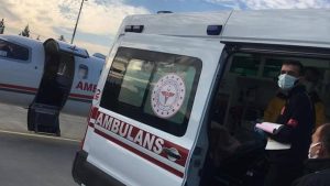 Ambulans uçak 3 yaşındaki çocuk için havalandı