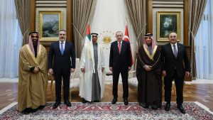 Başkan Erdoğan, Veliaht Prens bin Zayid onuruna yemek verdi