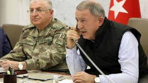 Milli Savunma Bakanı Akar, Zakir Hasanov ile görüştü