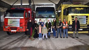 Avusturya'da yaşayan gurbetçilerden Manavgat'a fidan desteği