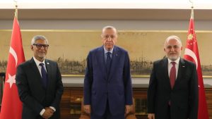 Başkan Erdoğan, Kerem Kınık ve Jagan Chapagain'i kabul etti