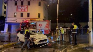 Beşiktaş'ta kaza: Biri ağır iki kişi yaralandı