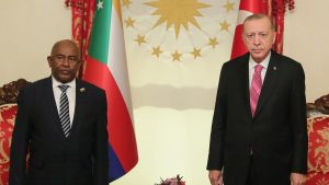 Cumhurbaşkanı Erdoğan, Assoumani Azali ile görüştü