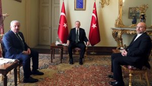 Cumhurbaşkanı Erdoğan, İran Meclis Başkanı Bager Galibaf'ı kabul etti