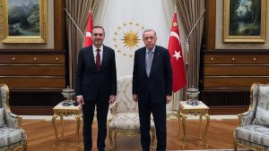 Cumhurbaşkanı Erdoğan, Tamer Kıran'ı kabul etti