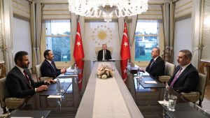 Başkan Erdoğan, Katar Dışişleri Bakanı Al Sani'yi kabul etti
